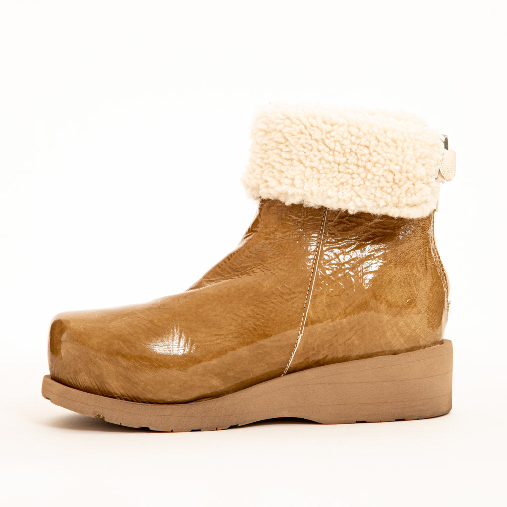 KLOG SHEARLING RIN TORTORA MIDA CAMEL