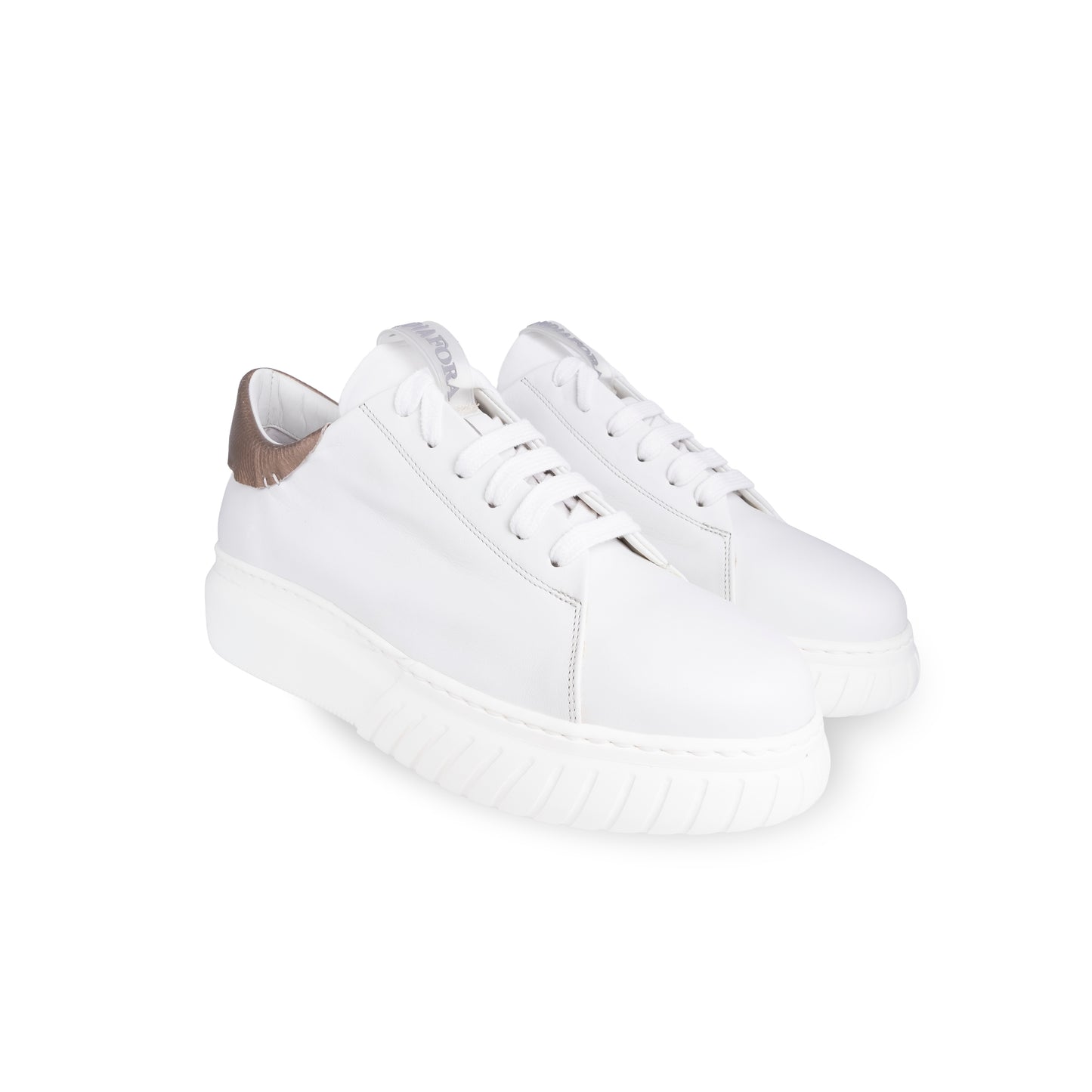 ZOE CUT WHITE BRONZO