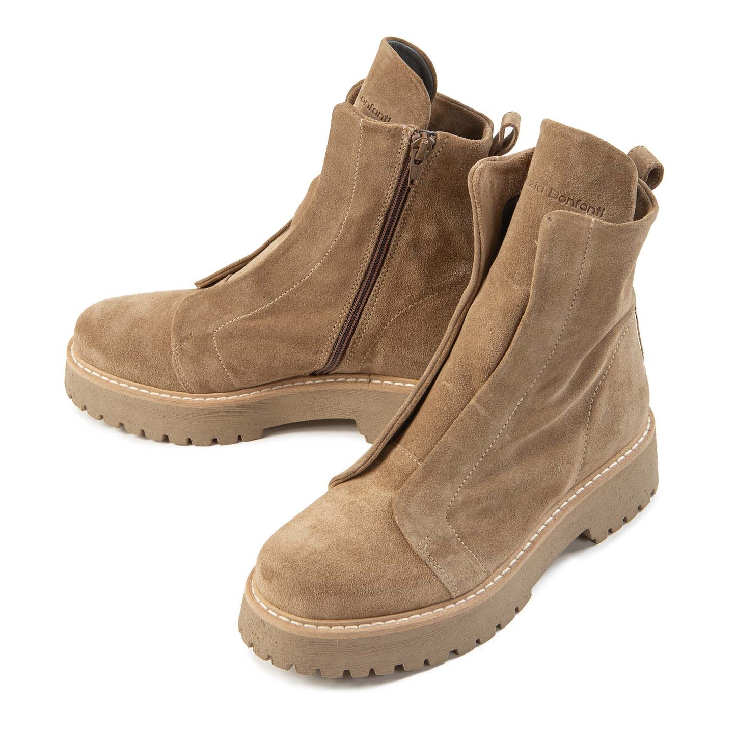 KUNI NO LACE  SUEDE CAMEL By Corazza