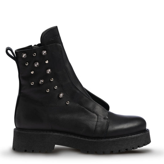 KUNI NO LACES STUDS  DENVER BLACK