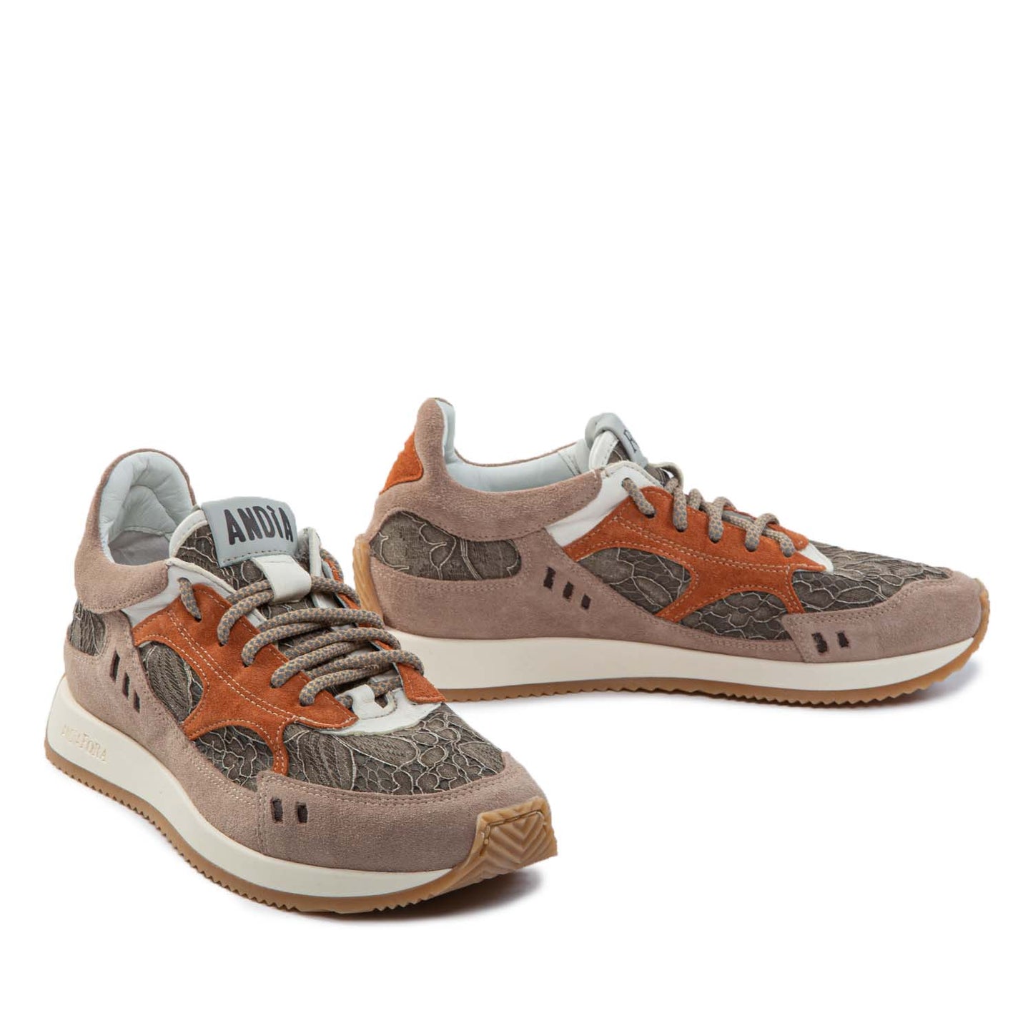 HOTY FLOWERS in camoscio tortora CR